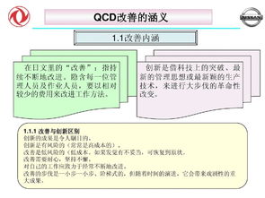 qcd 工厂管理的重中之重